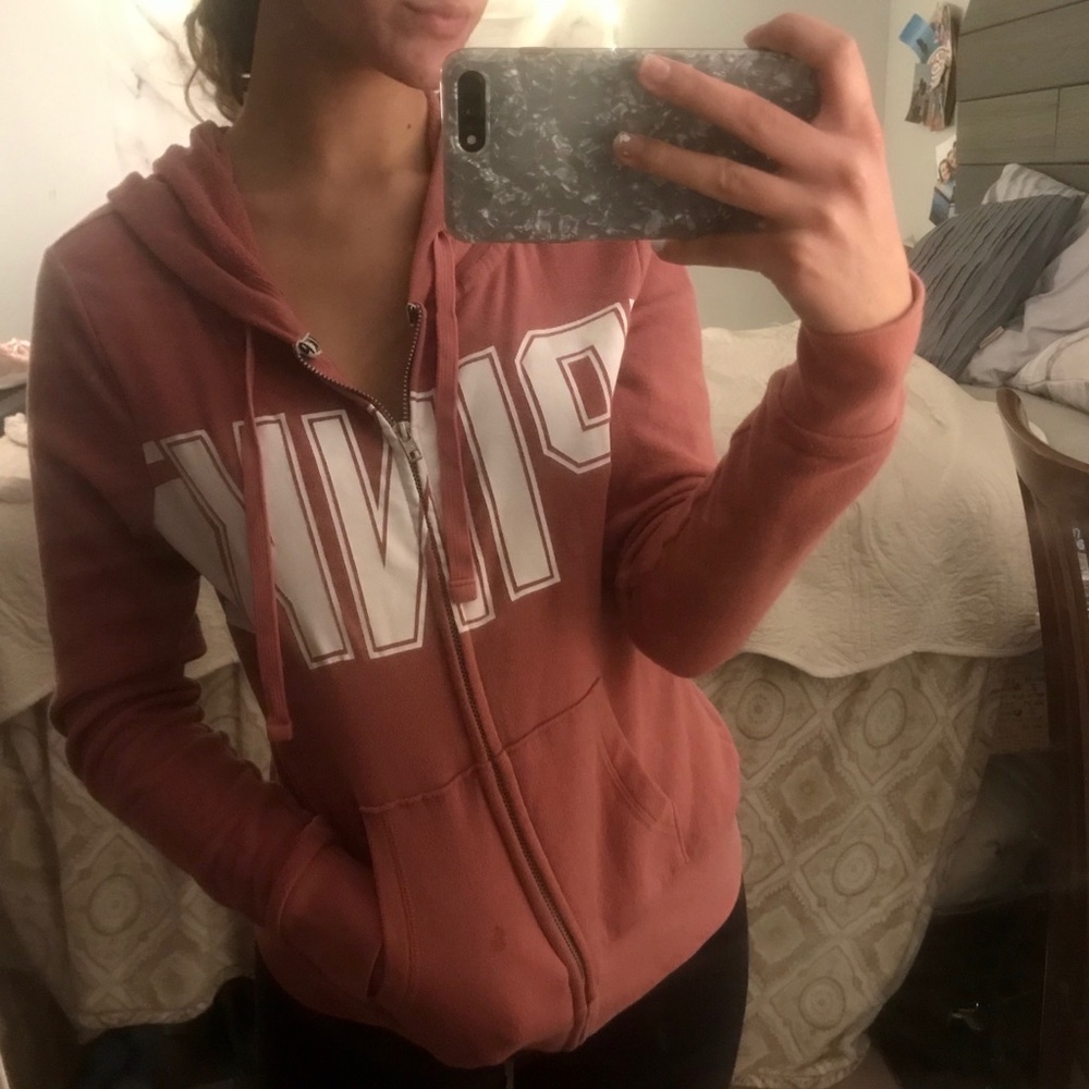 🌸PINK pink zip up
